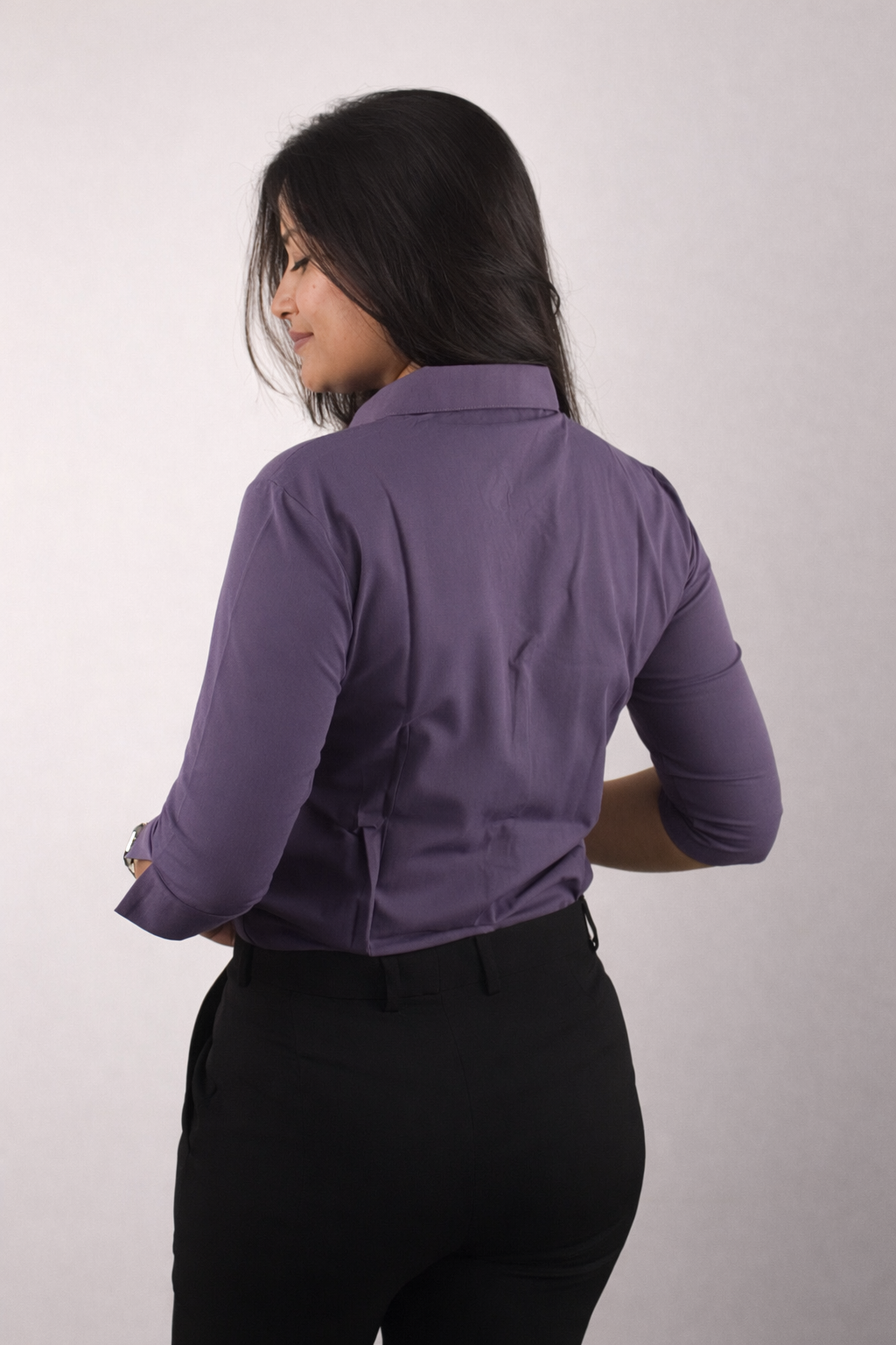 Pois Purple Office Shirt