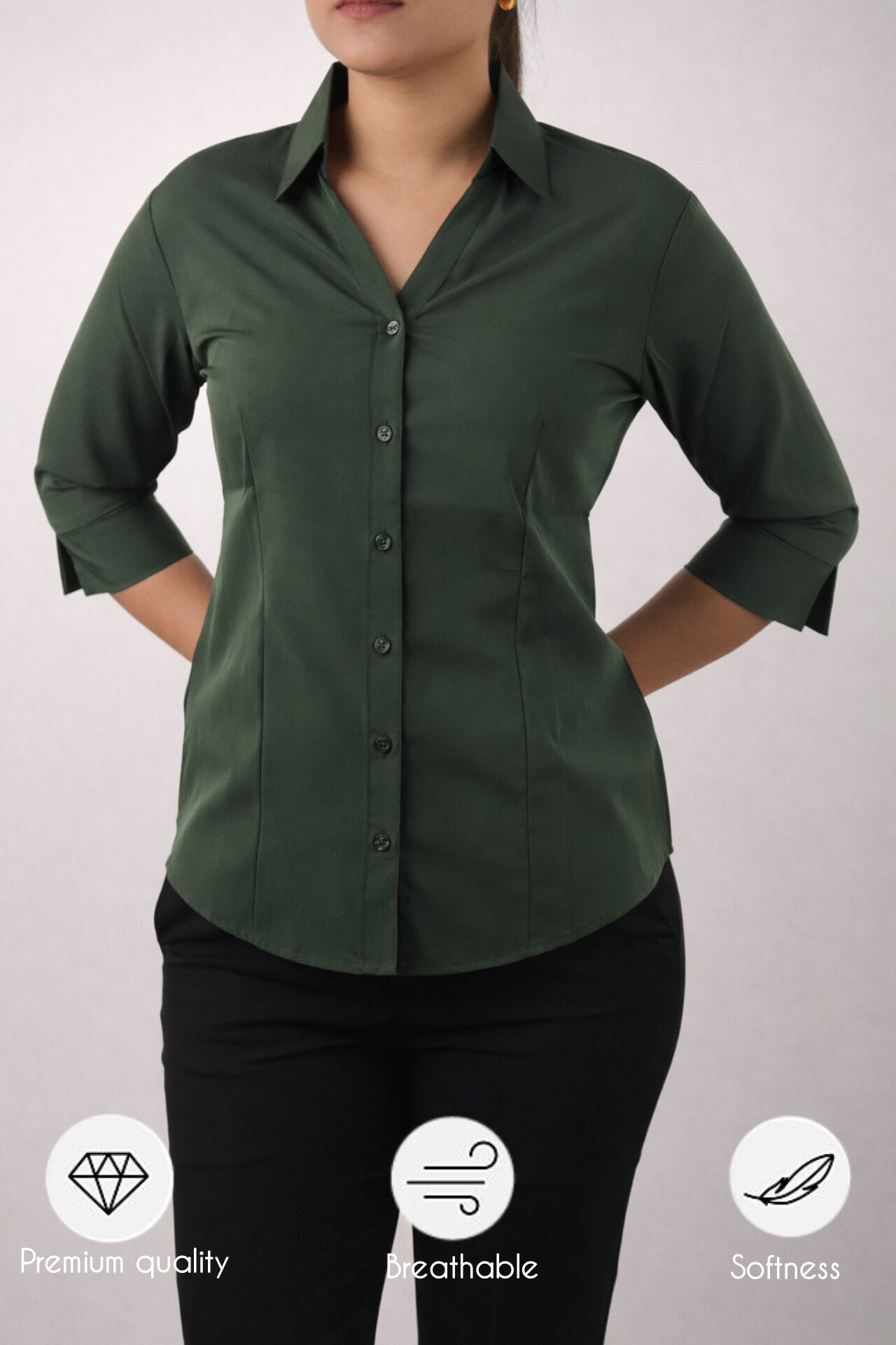 The Confidence Shirt – Bottleneck Green Edition