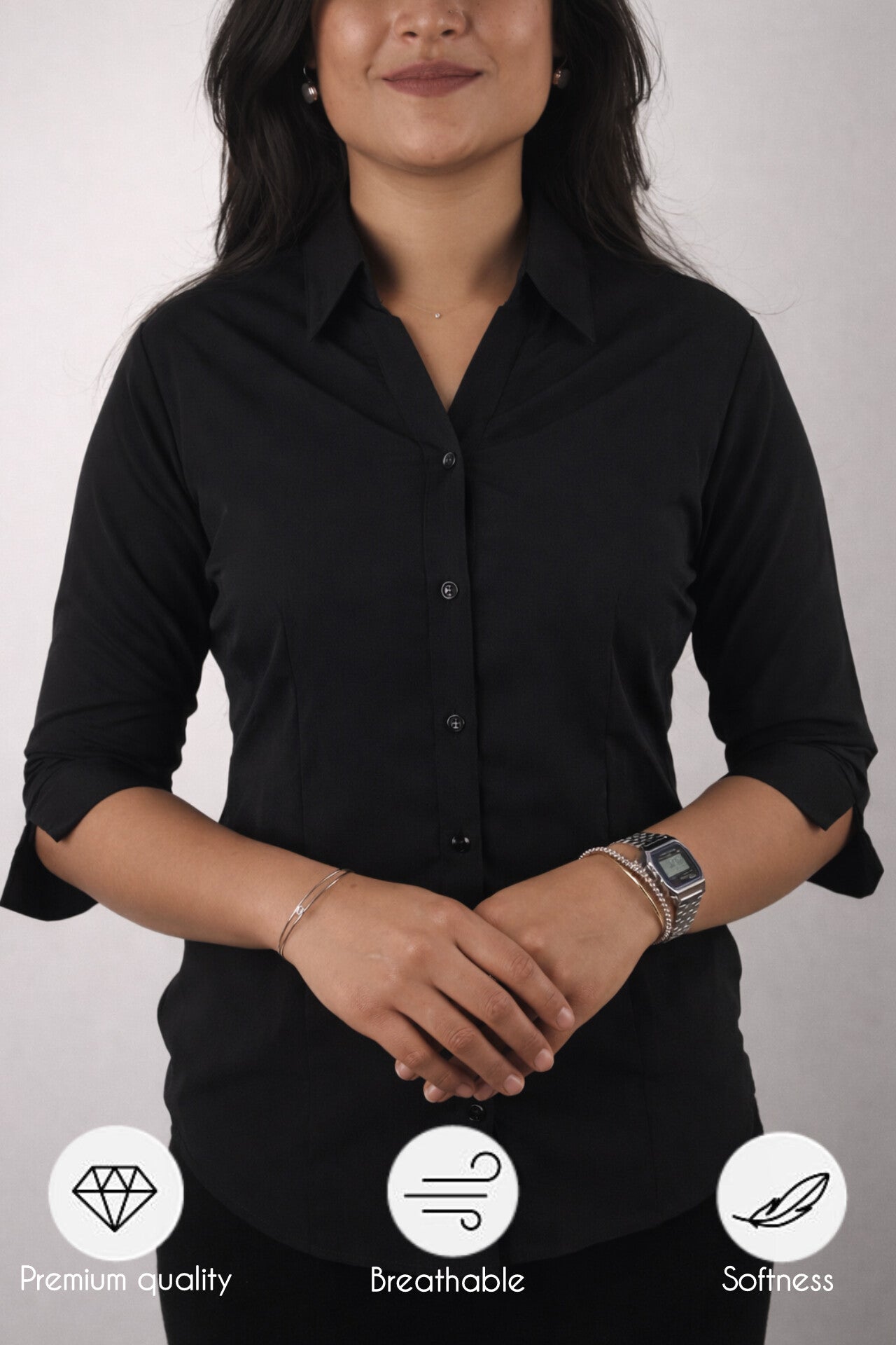 The Black Executive – Power Fit Shirt